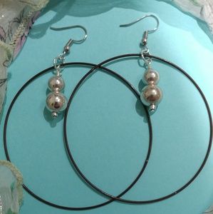 Handcrafted Hoop Dangle Earrings